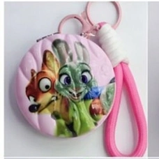 Зеркало-брелок детское «Зверополис» с карабином и шнурком Зеркало-брелок детское «Зверополис»